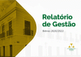 Capa RELATÓRIO DE GESTÃO DA CGJ MA 2020-2022