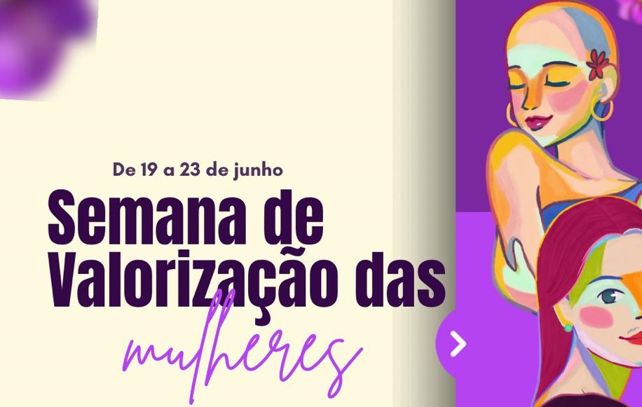 Card Semana Estadual de Valorização da Mulher