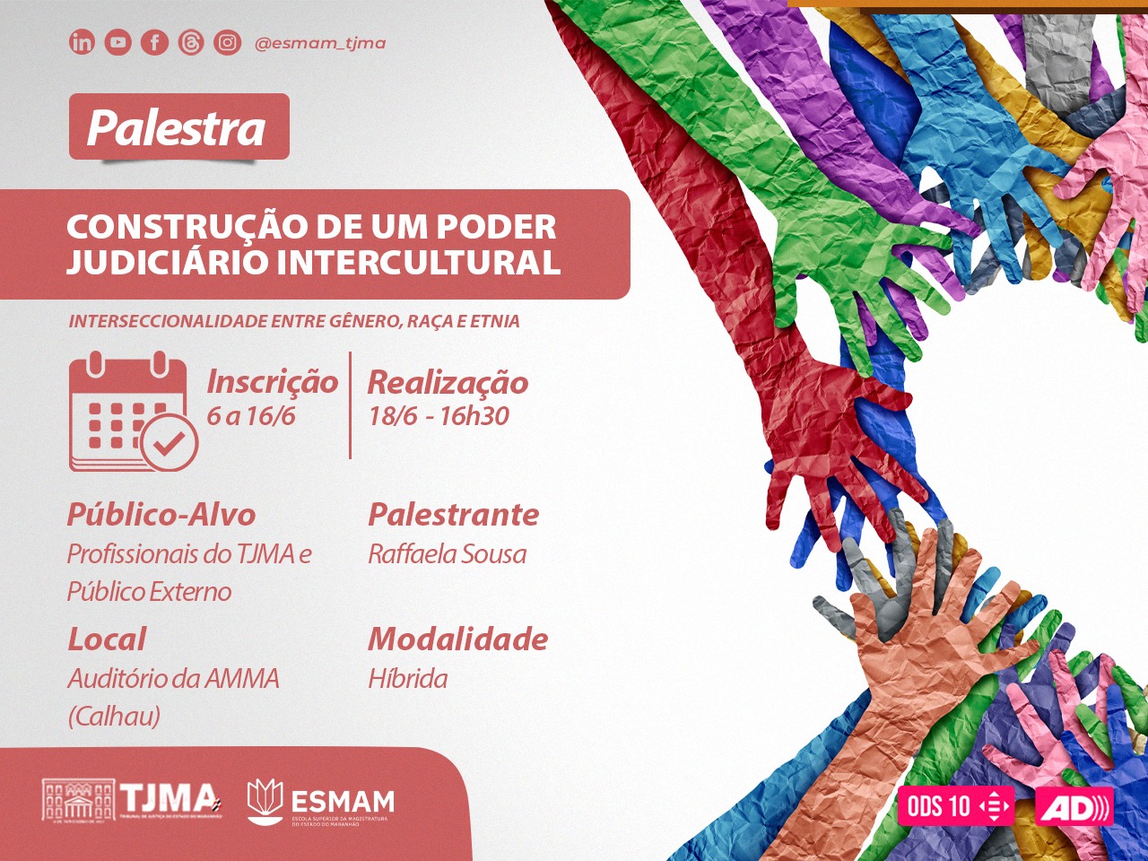 PALESTRA JUDICIÁRIO INTERCULTURAL