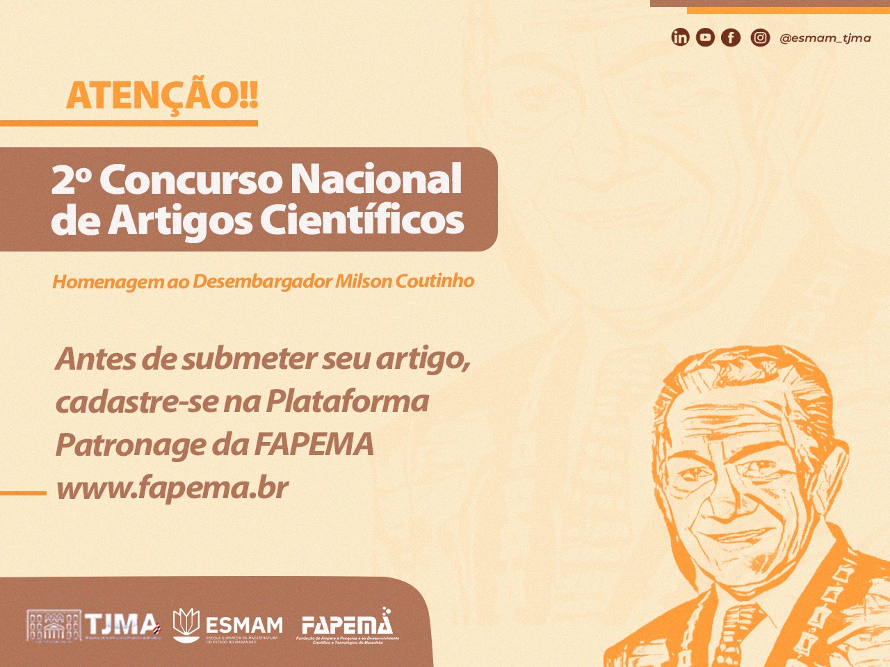 CONCURSO DE ARTIGOS - CADASTRO