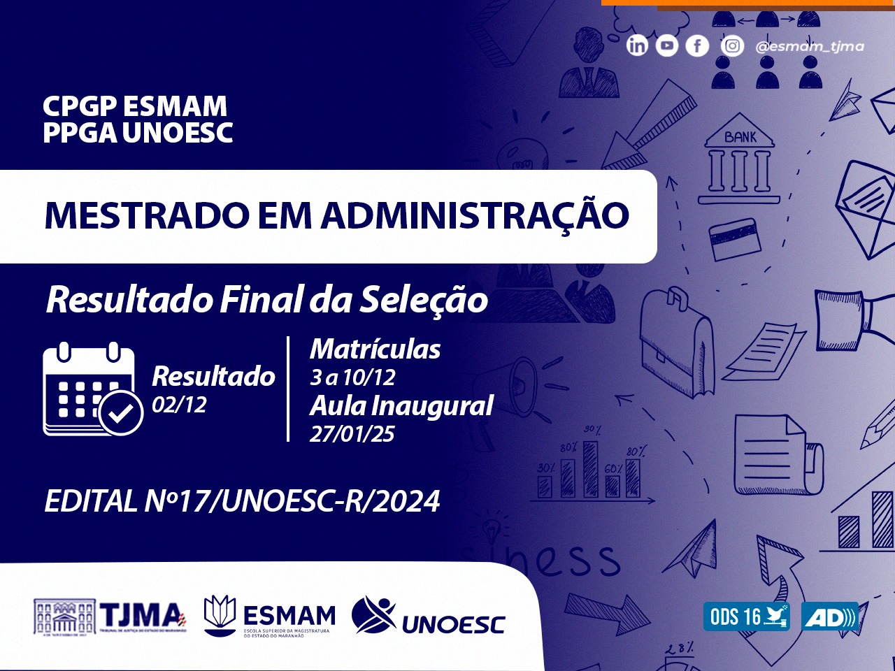 MESTRADO ADM - RESULTADO
