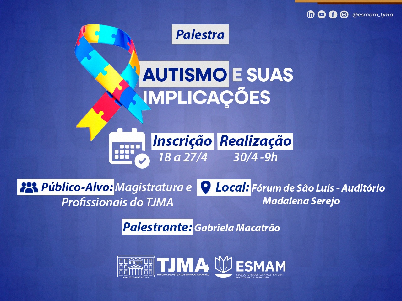 PALESTRA AUTISMO
