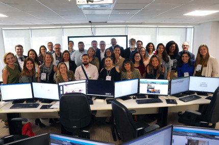 Profissionais de comunicação de todos os tribunais do país reunidos em Brasília (DF) para troca...