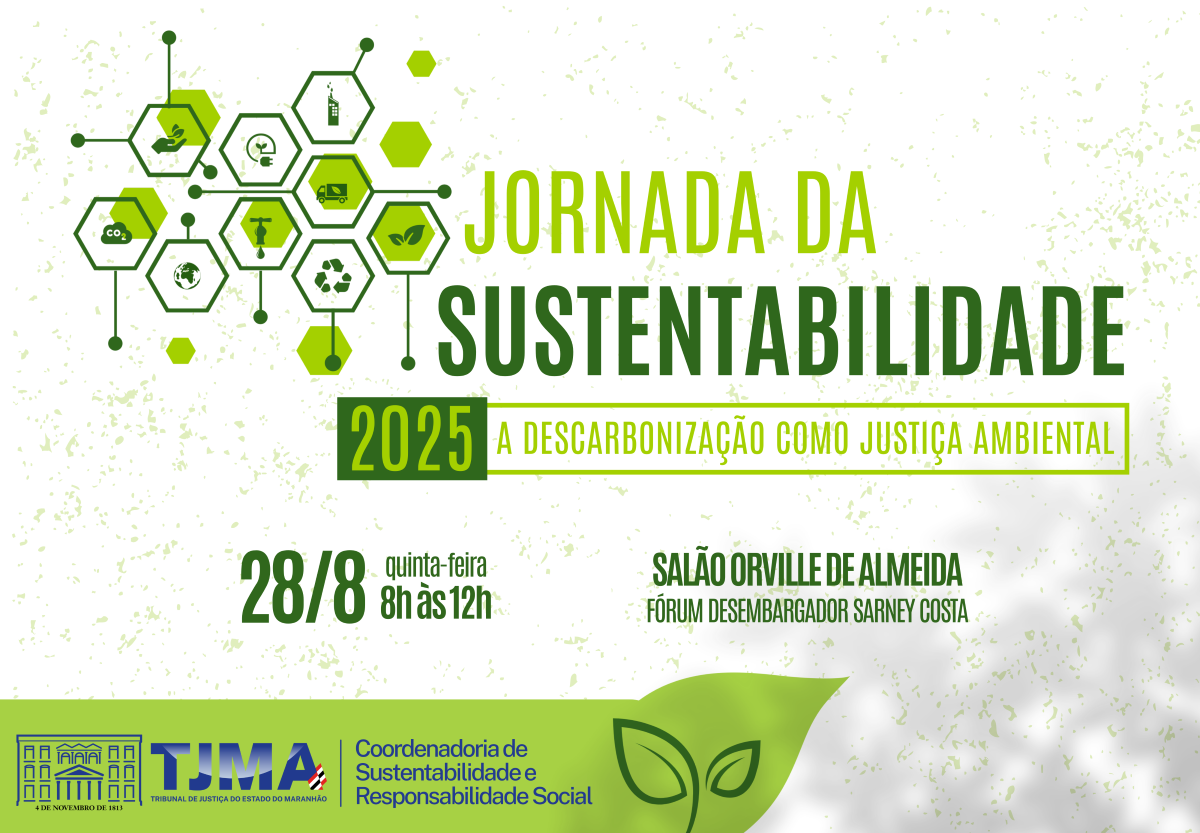 Cartão horizontal da Jornada de Sustentabilidade 2025.