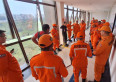 Instrução do curso de prevenção a incêndio