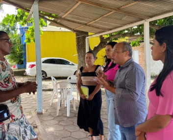 Equipes do NGF e ITERMA visitam a comunidade Sítio Tamancão