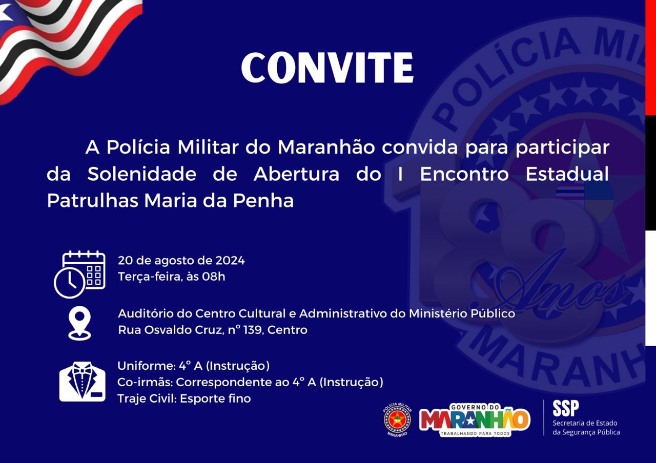 PARTICIPAÇÃO NO 1º ENCONTRO ESTADUAL DAS PATRULHAS MARIA DA PENHA - 20/08/2024