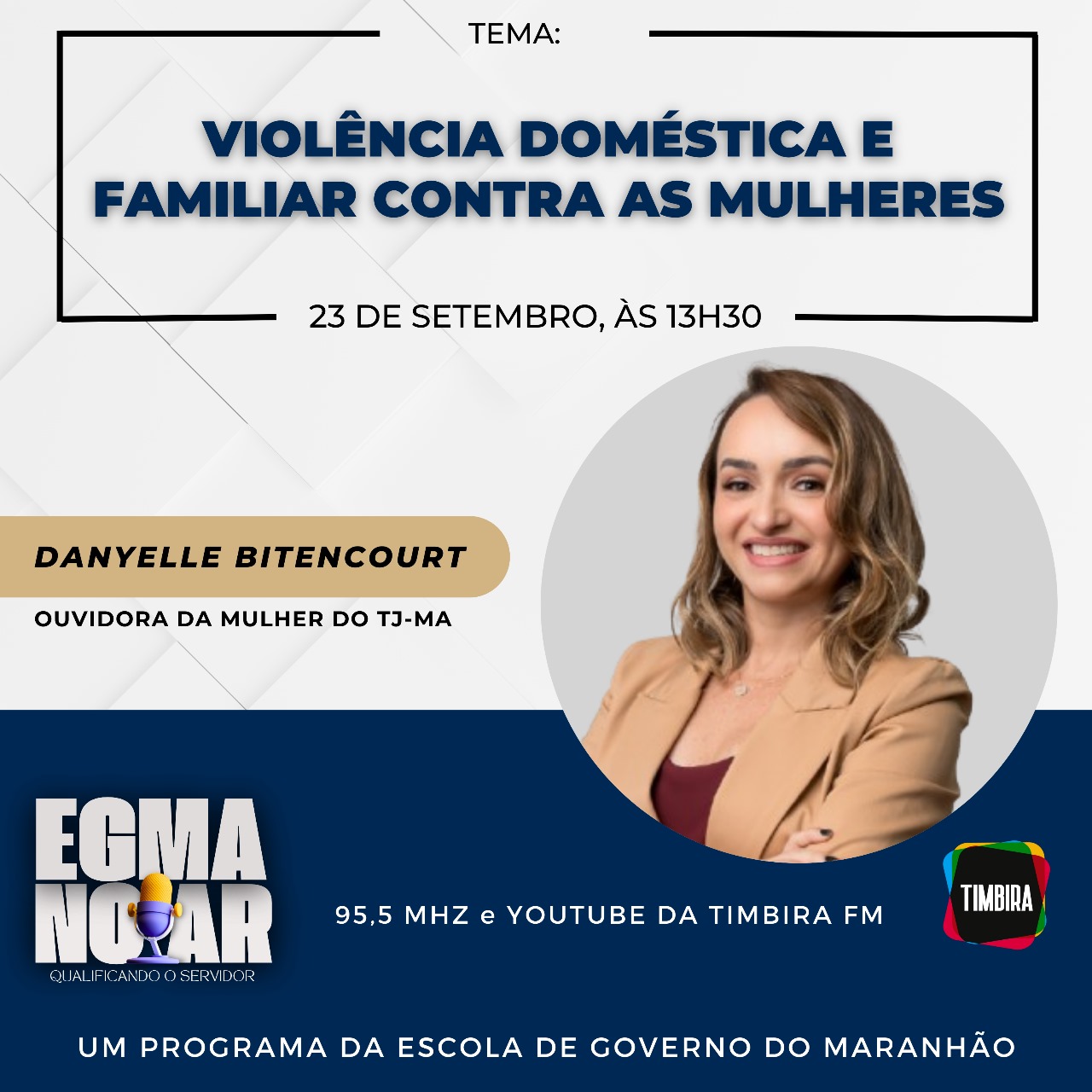 OUVIDORA DA MULHER CONCEDE ENTREVISTA À RÁDIO TIMBIRA - 23/09/2024