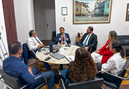 Corregedoria Geral de Justiça do Maranhão (CGJ-MA) recebeu a visita do desembargador José Joaqu...