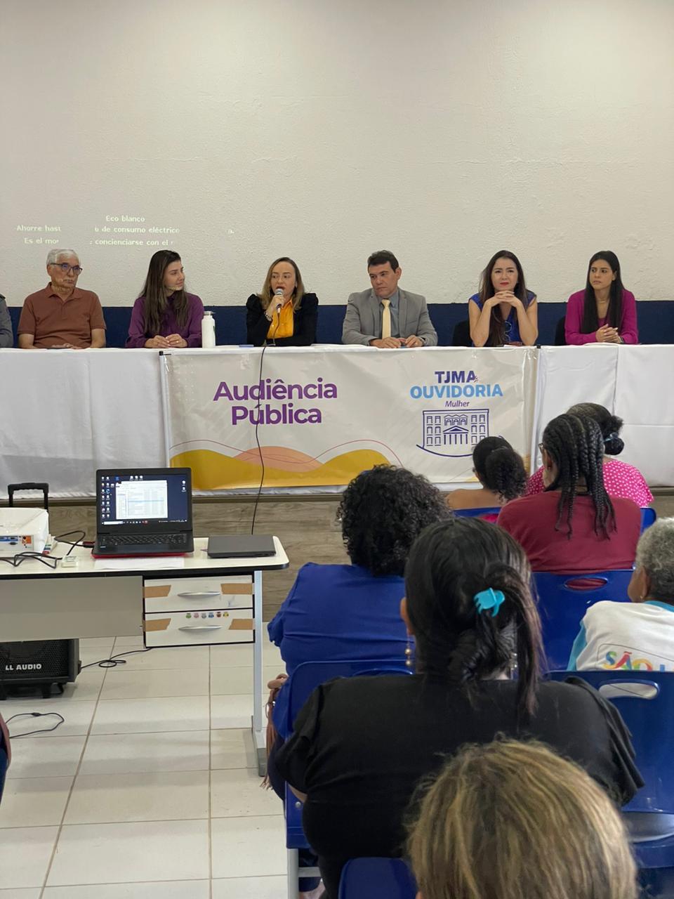 OUVIDORIA DA MULHER DO TJMA PROMOVE AUDIÊNCIA PÚBLICA  NO TERRITÓRIO DO TURU EM PARCEIRA COM O INSTITUTO ÁUREA FARIA 04/09/2023