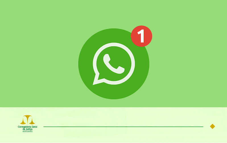 imagem em tom verde, com a logomarca do whatsapp