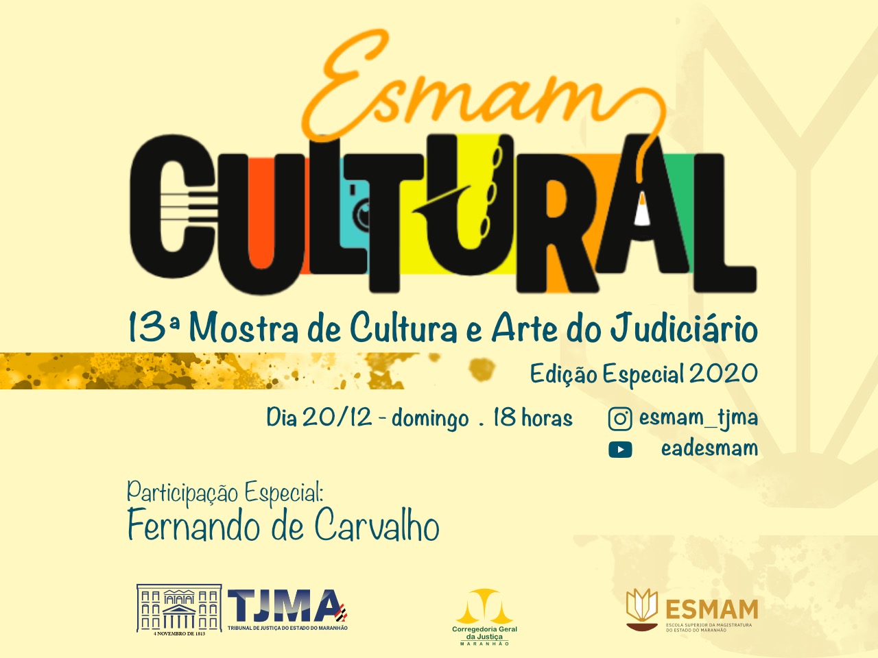 ESMAM Cultural terá versão virtual neste domingo (20) ESMAM Cultural terá versão virtual neste domingo (20)