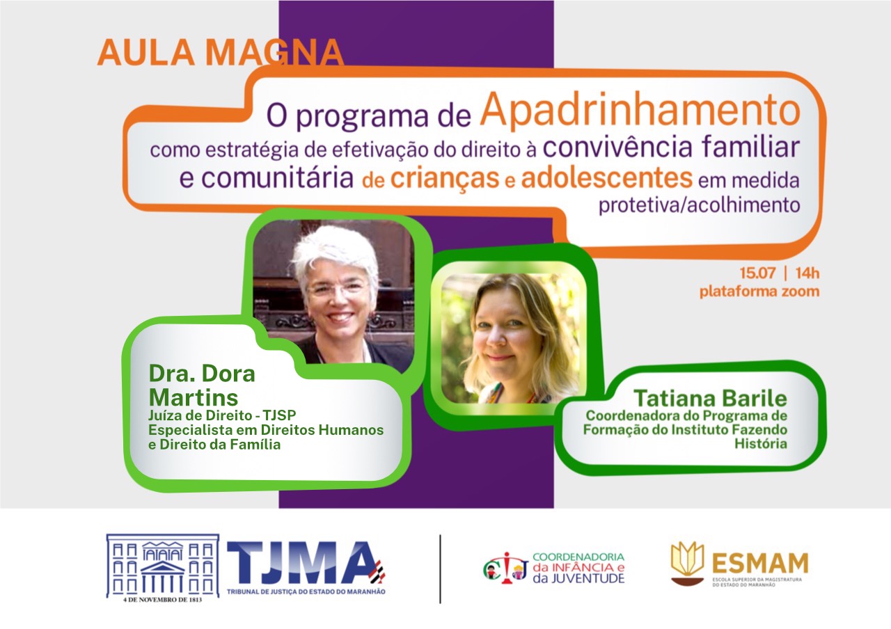 Aula Magna discutirá programa de apadrinhamento de crianças Aula Magna discutirá programa de apadrinhamento de crianças