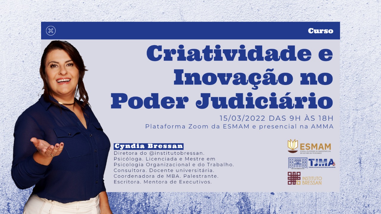 WORKSHOP INOVAÇÃO NO JUDICIÁRIO