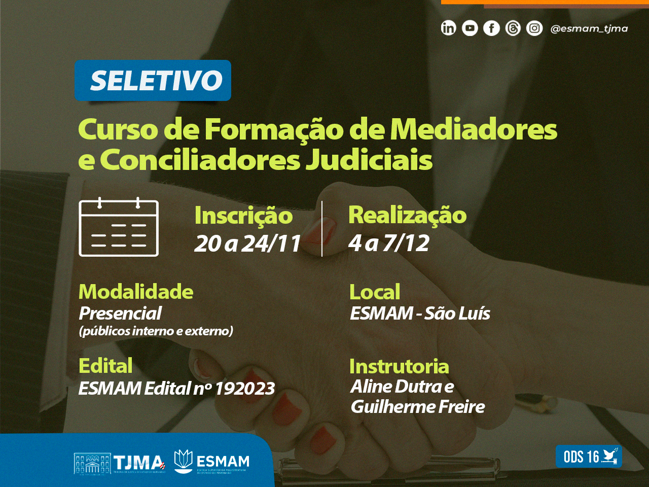 SELETIVO CONCILIADORES E MEDIADORES 2023