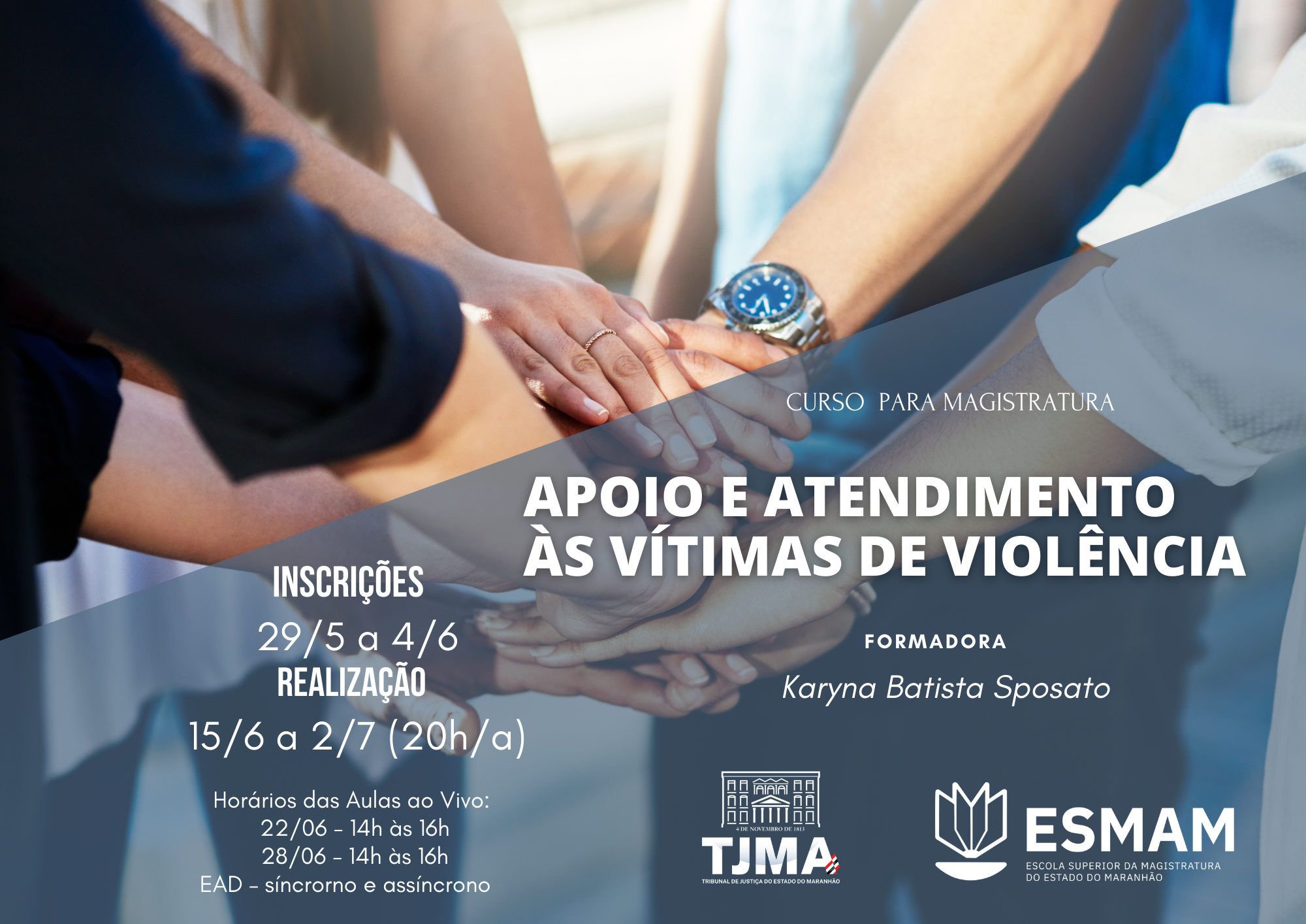 CURSO APOIO ÀS VÍTIMAS DE VIOLÊNCIA