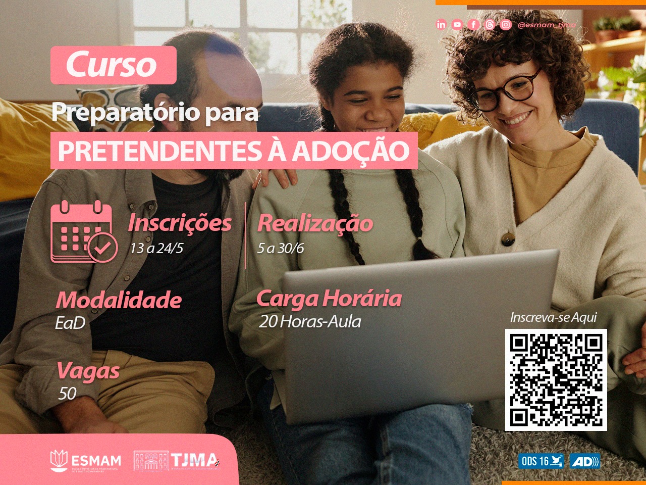 CURSO DE PRETENDENTES À ADOÇÃO - 2024