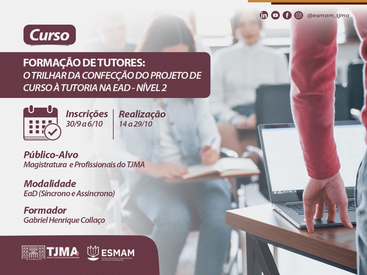 FORMAÇÃO DE TUTORES EAD