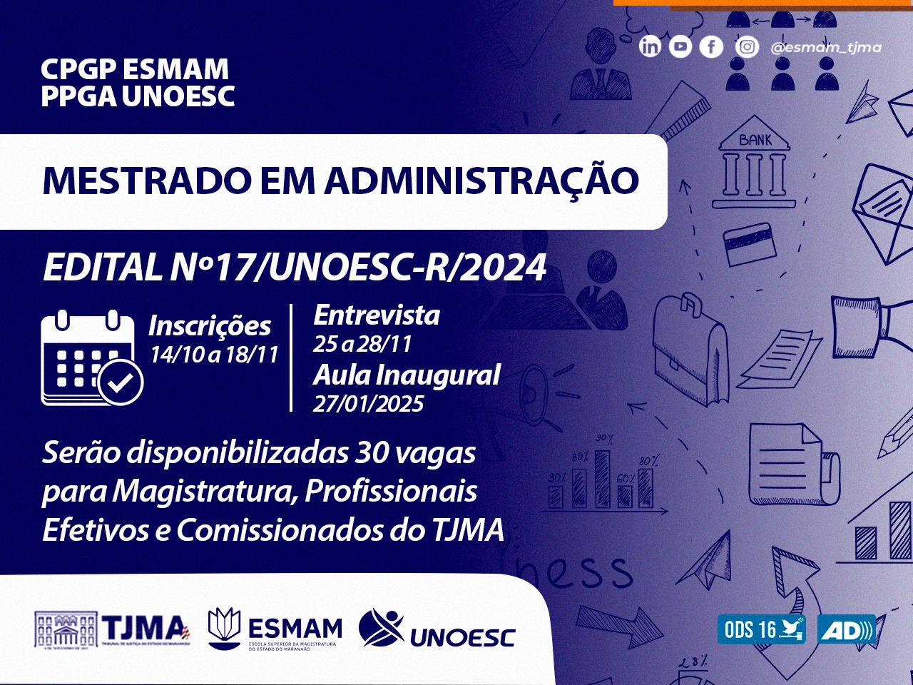 MESTRADO ADM - PRORROGAÇÃO