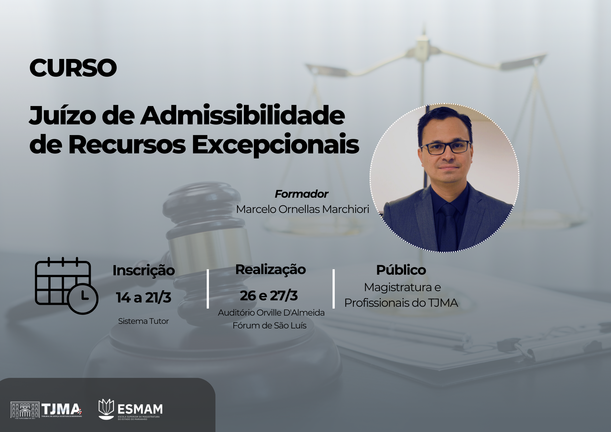 CURSO JUÍZO DE ADMISSIBILIDADE