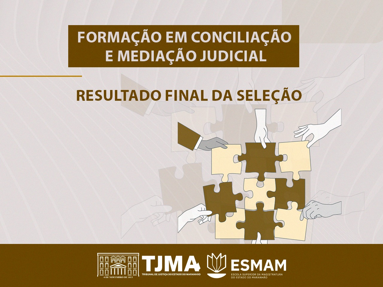 RESULTADO CURSO DE CONCILIAÇÃO E MEDIAÇÃO - FIXO