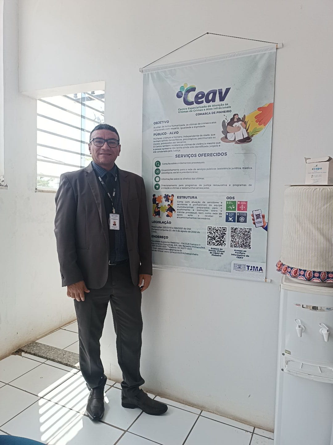 Visita técnica do NEAV ao CEAV de Pinheiro reforça parceria no atendimento às vítimas