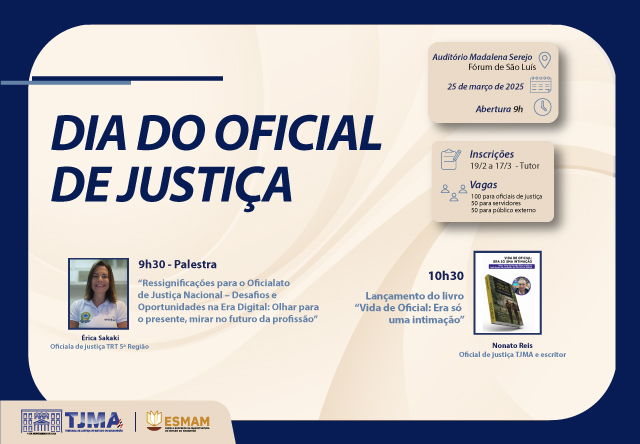 São 200 vagas disponíveis e certificação pela Escola Superior da Magistratura do Maranhão (Esmam)