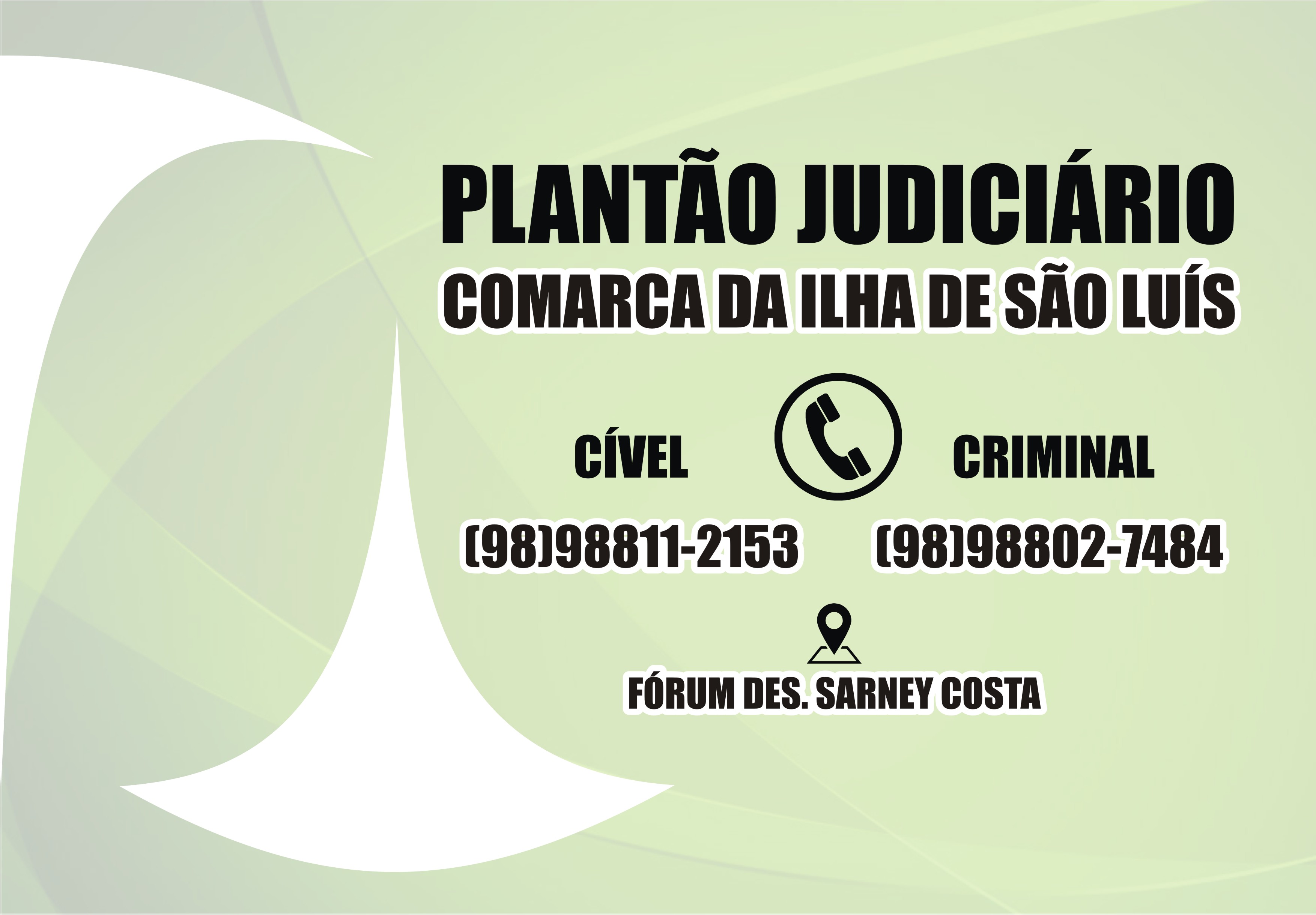 Plantão dos Cartórios e da Secretaria no recesso forense